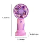 Immutable Mini Handheld Fan with 3 Adjustable Speeds -Multicolor