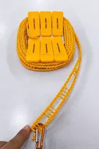 Portable Nylon Rope Clothesline 10 Meter + 12 Clips Orange