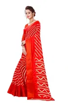 Cotton Flower Printed Saree for Women 