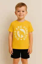 Round Neck Printed T-Shirt for Boys 
