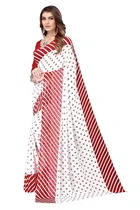 Georgette Printed Saree for Women 