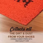 Status PVC Swagatam Anti Skid Mat [38x58cm] Coral