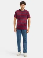 Round Neck Striped T-Shirt for Men 