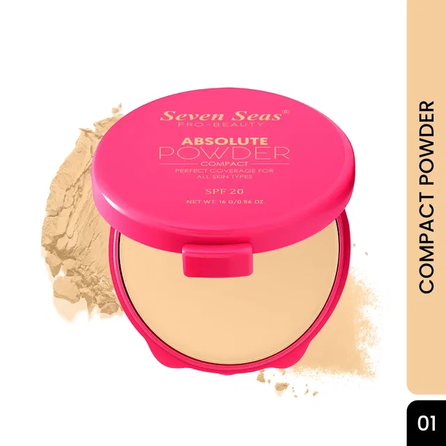 Seven Seas Absolute Compact Powder, Natural