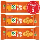 Britannia 50-50 Timepass Salted Biscuits, 66 g (Pack of 3)