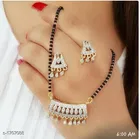 Alloy Mangalsutra with Earrings for Women 