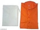 Embroidered Cotton Blend Kurta Set for Men 