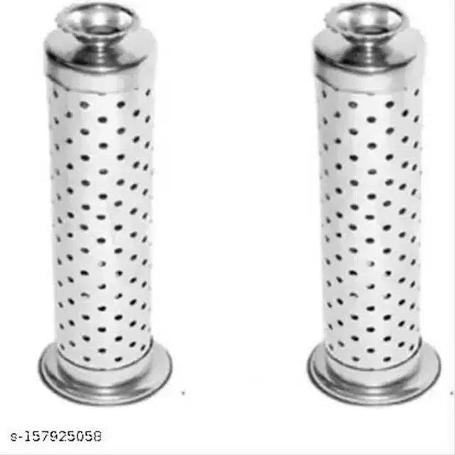 Stainless Steel Incense Holder (Silver, Pack of 2)