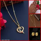 Combo of Alloy 2 Pcs Pendant with 1 Earrings & Ring 