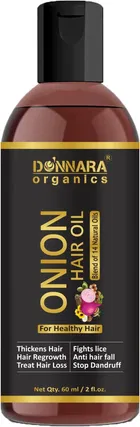 Donnara Organics Onion Oil for Hair Regrowth 