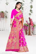Art Silk Zari Woven Saree for Women 