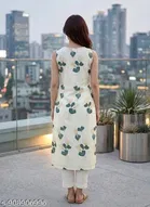 Printed Straight Kurti for Women 