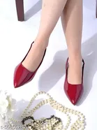 Shoetopia Flat Sandals Red 