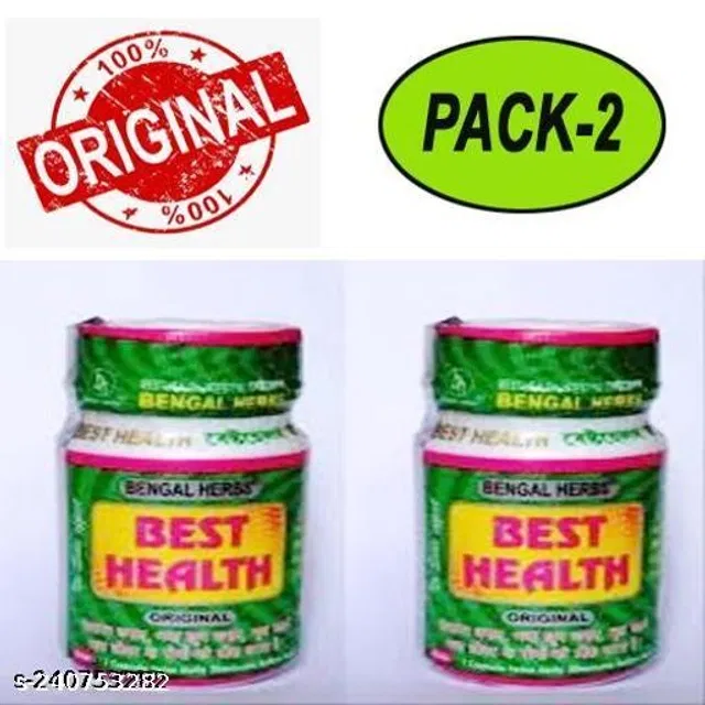 Bengal Herbs Best Health 50 Capsule (Pack Of 2) For Body Building & Weight Loss