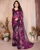 Bollywood Printed Georgette Saree for Women 