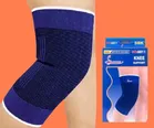 Polyester Solid Knee Sleeves for Women (Blue, Set of 1)