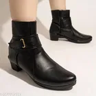 Shoetopia Girls Boots - Black 