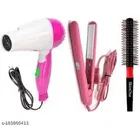 Hair Straightener with Dryer & Hair Comb 