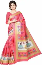 SVB साड़ी मैसुर सिल्क कलमकारी साड़ी 