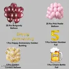 58 Pcs 5th Birthday Decoration kit, Multicolour, Set of 1