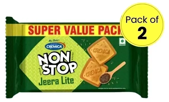 क्रेमिका जीरा लाइट बिस्किट, 2X156 g (सेट ऑफ 2)