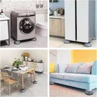 Enmora Anti Vibration Pads for Washing Machine Washing Machine Feet Pads Shock Absorber Noise Cancelling Washer Support, Washing Machine Anti Vibration Pad Heightening Pads with Suction Cup 