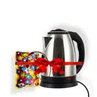 Electric Kettle with Hot Water Bag Combo (Multicolor, Set of 2)