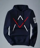Fleece Printed Hoodie for Men 