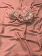 Saree with Unstitched Blouse for Women 