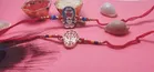 Alloy 2 Pcs Rakhi with Roli Chawal 