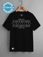 Round Neck Printed T-Shirt for Men 