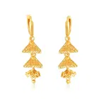 Oxidised Alloy Gold Plated Earrings for Women 