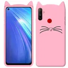 Rubber Mobile Back Cover for Realme C3 