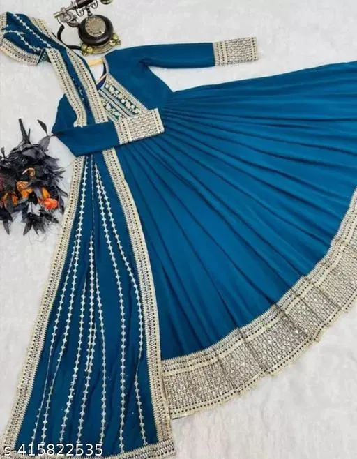 Pretty Fashionista Capes for Women (Teal, L)