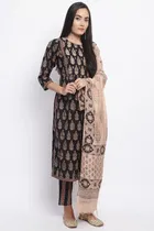 Cotton Printed Kurta Set for Women 