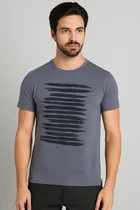 Round Neck Printed T-Shirt for Men 