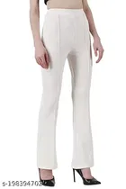 Cotton Blend Trouser for Women 