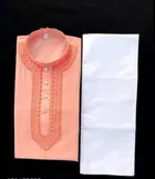 Cotton Blend Embroidered Kurta Set for Men 