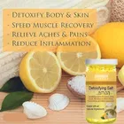 Donnara Organics Lemon & Rose Detoxifying Bath Salt Crystal 