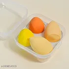 KAYI Makeup Sponge Puff 4 Pcs with Storage Box Foundation Powder Sponge Beauty Tools Women Makeup Accessories 