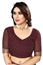 Georgette Printed Saree for Women 