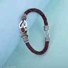 Om Leather Bracelet for Men