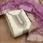 Silk Blend Embroidered Punjabi/All Over Suits for Women 