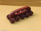 Wooden Acupressure Multi Purpose Body Massager with 10 Massage Roller