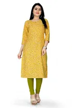 A-Line Crepe Kurti for Women 