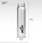 MILTON Aqua 1000 Stainless Steel Water Bottle, 