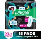 Whisper Bindazzz Nights (XL+) (Pack Of 15)