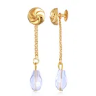 Brass Gold Plated Earrings for Women 