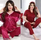 Satin Nightsuit for Women 