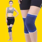 Polyester Solid Knee Sleeves for Women (Blue, Set of 1)